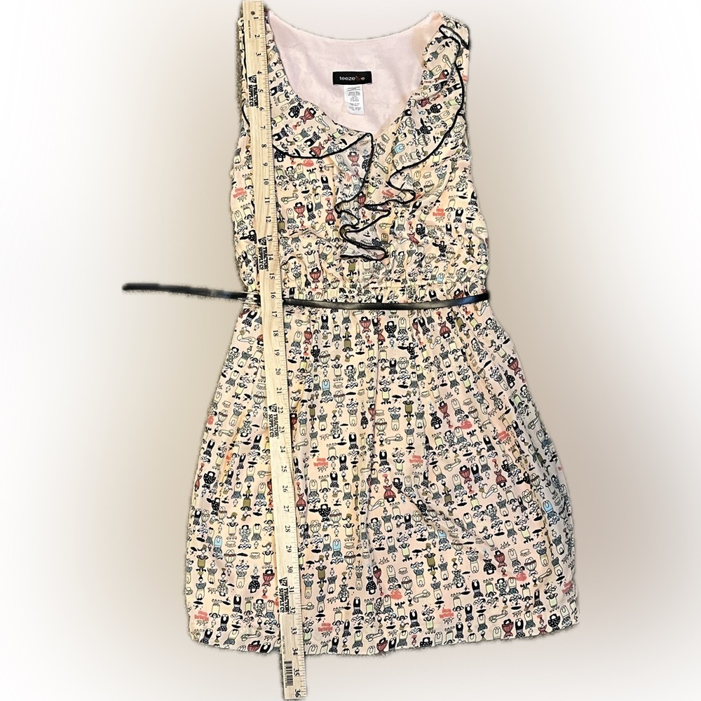 Teeze Me Fashionista Ruffle Mini Dress size 5 - Picture 5 of 11